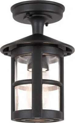 Produktbild von Elstead Hereford Außen-Deckenleuchte E27 24cm Schwarz IP43