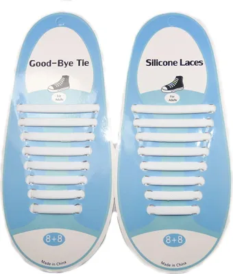 Zdjęcie produktu dla Sznurowadła silikonowe  ( BIAŁE )