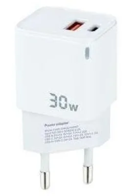 Produktbild von Watio Wave Ladegerät - Wand- und Reiseladegerät, 30 W, mit USB-C (PD) und USB-A