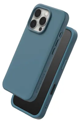Produktbild von Rhinoshield, Stoßfeste SolidX Hülle für iPhone 16 Pro Max, kabellos kompatibel, Dunkelblau