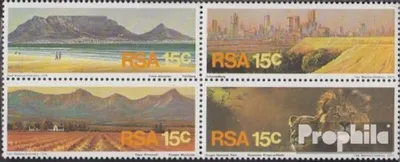 Produktbild von Briefmarken Südafrika 1975 Mi 484-487 Viererblock (kompl.Ausg.) gestempelt Tourismus