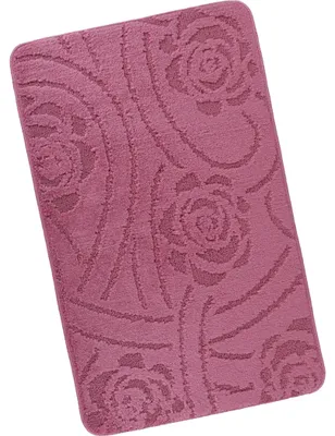 Zdjęcie produktu dla Dywanik łazienkowy 60x100cm Róże liliowe