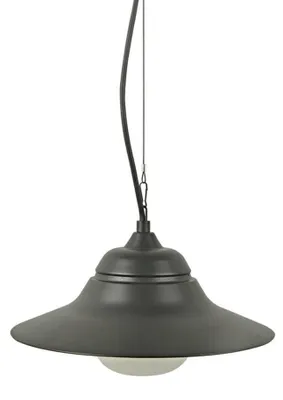 Produktbild von ACA Schwarze Außenhängeleuchte JULIE 1XE27 IP44 mit Opalglas JULIE1PBK