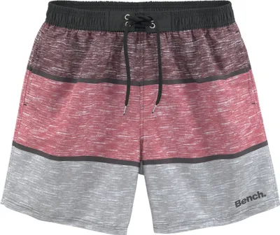 Produktbild von Bench Badeshorts Mac schwarz-bordeaux-grau Größe XXL