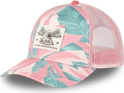 Produktbild von Von Dutch Originals Trucker Cap - ALLOVER TROPICAL Pink