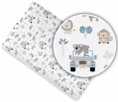 Produktbild von Spannbettlaken für Kinderbett 70x140 cm - 100% Baumwolle -
