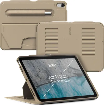 Produktbild von Zugu Case Hülle iPad Air 11" (M2-M4) & Air 10.9" (4th/5th gen) – Verstellbarer Magnetständer – Sichere Magnetbefestigung – Robuste TPU + PC-Hülle für erheblichen Fallschutz