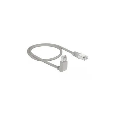 Produktbild von DeLOCK 0.5m Cat.6A SSTP, 0,5 m, Cat6a, S/FTP (S-STP), RJ-45, RJ-45, Grau