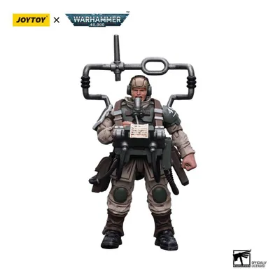 Obrázok produktu pre Warhammer 40k Actionfigur 1/18 Astra Militarum Cadian Command Squad Veteran s Master Vox 12 cm