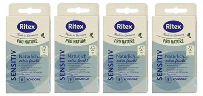 Produktbild von 32x Ritex Pro Nature Sensitiv Kondome gefühlsecht extra dünn - Standardgröße