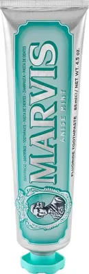 A tube of Marvis toothpaste.
