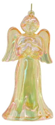 Obrázok produktu pre Ozdoba – Anjel – Plast – Žltá – 6x5,5x11 cm