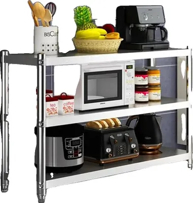 Immagine prodotto di Scaffale da cucina, acciaio inox, design robusto