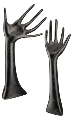 Obrázok produktu pre Gilde Schmuckhand, umelá živica, hnedá, dĺžka 8,5 cm, šírka 9 cm, výška 31 cm 37634 4063387376348 2 kusy (2 rôzne druhy)