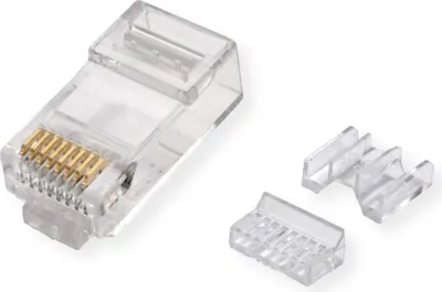 Produktbild von ROLINE Modular Plug ungeschirmt Cat.6A (Class EA), für Massiv-/Litzendraht, 10 St.