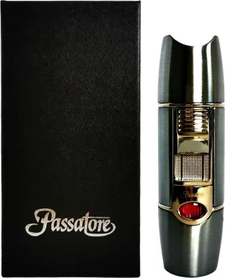 Produktbild von Passatore Feuerzeug -XL- gun satin 3er Jet