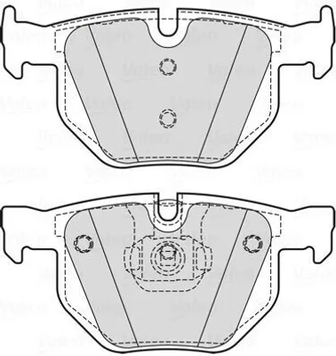 Produktbild von VALEO Bremsbeläge Satz Hinten für BMW X5 (E70) 601725