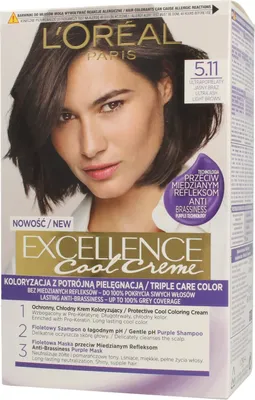 A box of L'Oréal hair dye with a model on the front.
