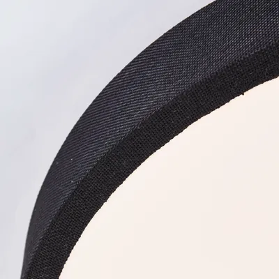 Produktbild von Brilliant G80820/76 Filiz Deckenleuchte 38,5cm Metall/Kunststoff/Textil schwarz/weiß LED integriert