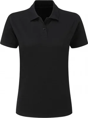 Produktbild von SG SG50F | Ladies' Baumwolle Poloshirt für Damen - Farbe: Black - Größe: XS