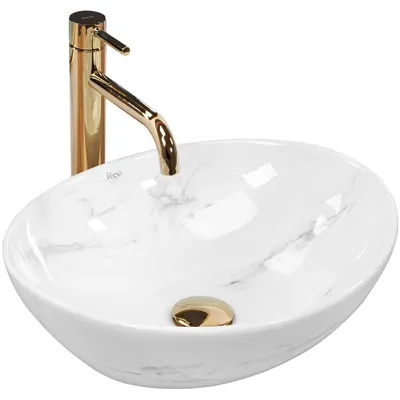 Zdjęcie produktu dla Umywalka nablatowa Rea Sofia Nature Marble