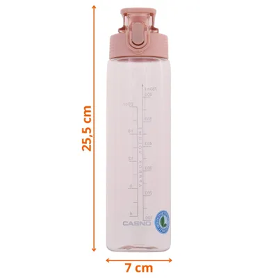 Obrázek produktu pro Casno Tennessee láhev na pití 750 ml, láhev na vodu BPA-Free, Tritan, láhev do posilovny, sportovní láhev na kolo, outdoor, fitness, lehká, růžová.