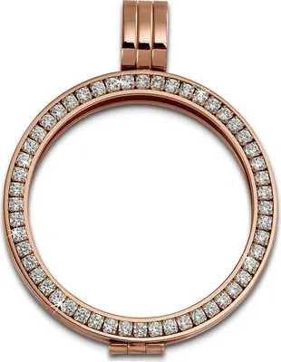 Produktbild von Amello Coins Schmuck Edelstahl Zirkonia weiß Kettenanhänger rose Damen ESC005W