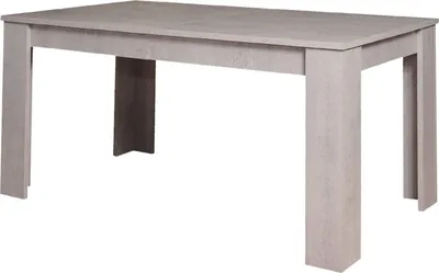 Produktbild von Ausziehbarer Esstisch, Ausziehbare Konsole, Moderner Tisch mit Auszügen, 160 / 220x88h80 cm, Zementfarbe