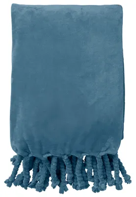 Produktbild von Dutch Decor Wohndecke Flanell-Fleece Florijn 150x200 cm Blau