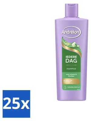 Obrázek produktu pro 25 kusů šamponu Andrélon "Každý den" s obsahem slunečnicového oleje, 400 ml - výhodná balení