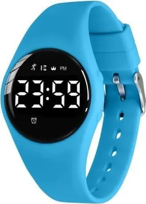 Produktbild von Digital Kinderuhr Jungen und Mädchen-Sports Outdoor Wasserdicht Armbanduhr mit LED-Licht,Wecker,Stoppuhr,Datum,Fitness Tracker Uhr mit Schrittzähler