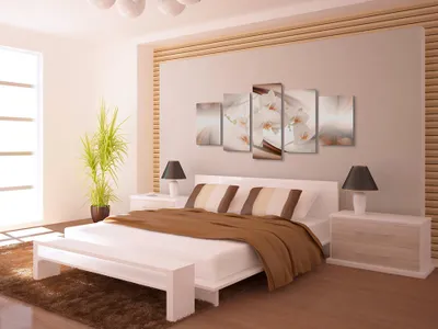 Produktbild von Akustikbild Blumen 200x100 cm Bilder Akustikschaum Hochleistungsschallabsorber Schallschutz Leinwand 5 tlg Wandbild Raumakustik Schalldämmung 020110-1