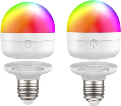 Produktbild von Kabellose LED Glühbirne mit Akku – Magnetisch, RGBCW Farbwechsel, Touch-Dimmung, 3000–6000K