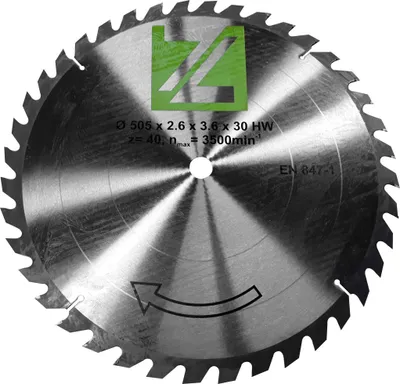 Produktbild von Zipper HM-Sägeblatt für Wippsäge ZI-WP500TN