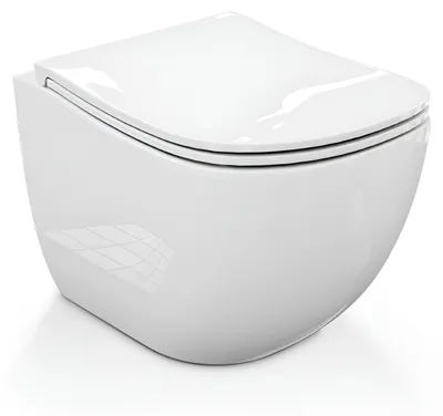 Produktbild von Lavita | Hängendes Wc - Wc Sitz Ergoseat 3.0 - Weiß - 52x36x38,5 Cm - Ergonomisches Design