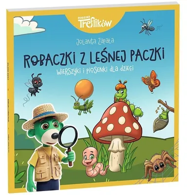 Immagine prodotto di Robaczki z leśnej paczki. Wierszyki i piosenki dla dzieci. Rodzina Treflików