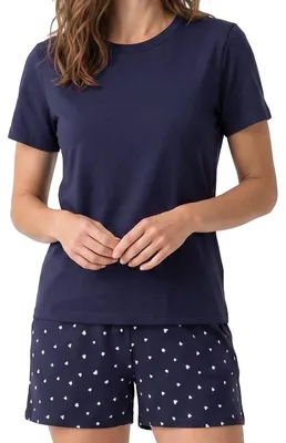Produktbild von Schiesser Mix & Relax Schlafanzug Set aus T-Shirt und kurzer Hose, Atmungsaktives Material, Bequemer Schnitt