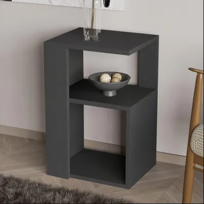 Obrázok produktu pre Skye Decor, kvalitný príkonový stolík (3 kusy), farba antracit, 100% melamín | 1001, Obrázok generovaný UI