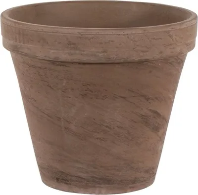 Obrázek produktu pro Květináč Čedič 20Cm Tmavě Hnědý