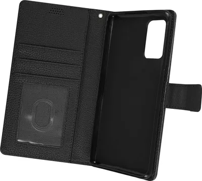 Produktbild von Avizar, Realme GT Neo 2 / GT Neo 3T / GT 2 Kunstlederhülle mit Kartenfächern, Schwarz