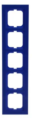Produktbild von Busch-Jaeger 1725-288 Abdeckrahmen, 5-fach Rahmen blau