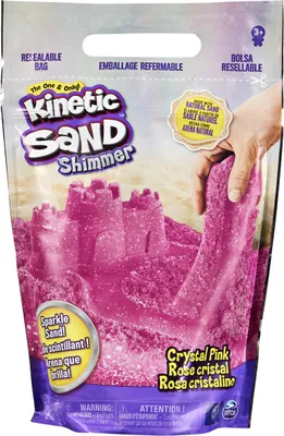 Produktbild von Spin Master|Amigo|Kinetic Sand Kinetic Sand Glitzer Sand Crystal Pink (907g)