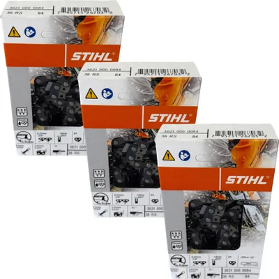 Produktbild von Stihl 3x 3/8" Rapid Super (RS) Sägekette 63 cm 3/8" 1,6 mm 3 Stück ( 3x 36210000084 )
