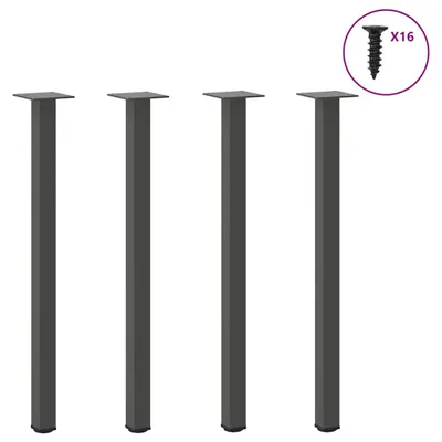 Obrázek produktu pro Nohy konferenčního stolku 4 ks. Antracit 72-74 cm ocel