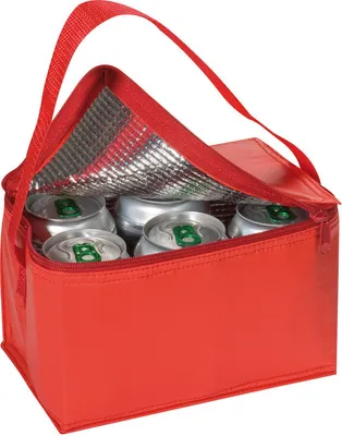 Produktbild von Kühltasche für 6 Dosen à 0,33l / Farbe: rot