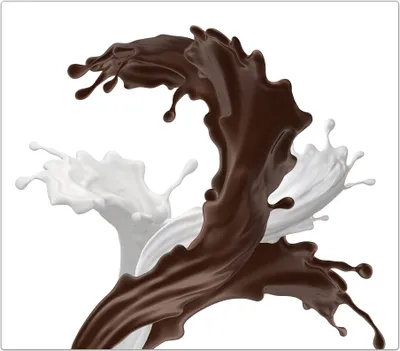 Produktbild von Spritzschutz Herdabdeckplatte Schneidebrett aus Glas Dunkle und Helle Splash 1-Teilig (60x52cm)