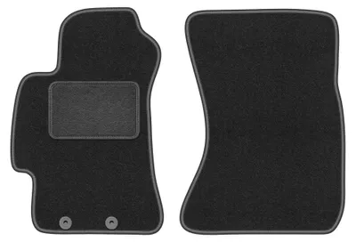 Obrázok produktu pre Predné velúrové koberce pre: Subaru Outback III 2003-2009 (kombi/sedan) – 2 ks, grafitové, na mieru – Wielganizator LUX