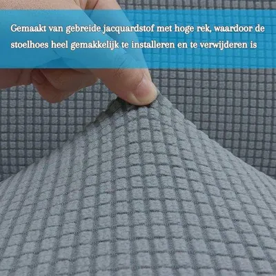 Produktbild von Famanu Stuhlhussen Set von 6 - Stilvolle Schutzbezüge für Esszimmer, Hochzeiten, Hotels & Bankette