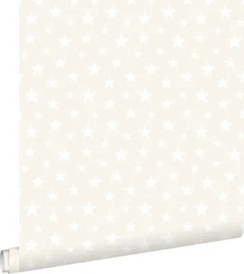 Produktbild von ESTAhome Tapete kleine Sterne Weiß 53 cm x 10.05 m