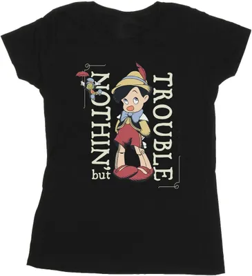 Produktbild von Disney - "Nothing But Trouble" T-Shirt für Damen BI36725 (XXL) (Schwarz)
